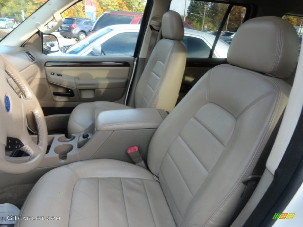 Medium Parchment Beige Interior 2003 Ford Explorer Limited 4x4 Photo #72581478