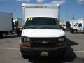 2008 Summit White Chevrolet Express Cutaway 3500 Commercial Moving Van  photo #2