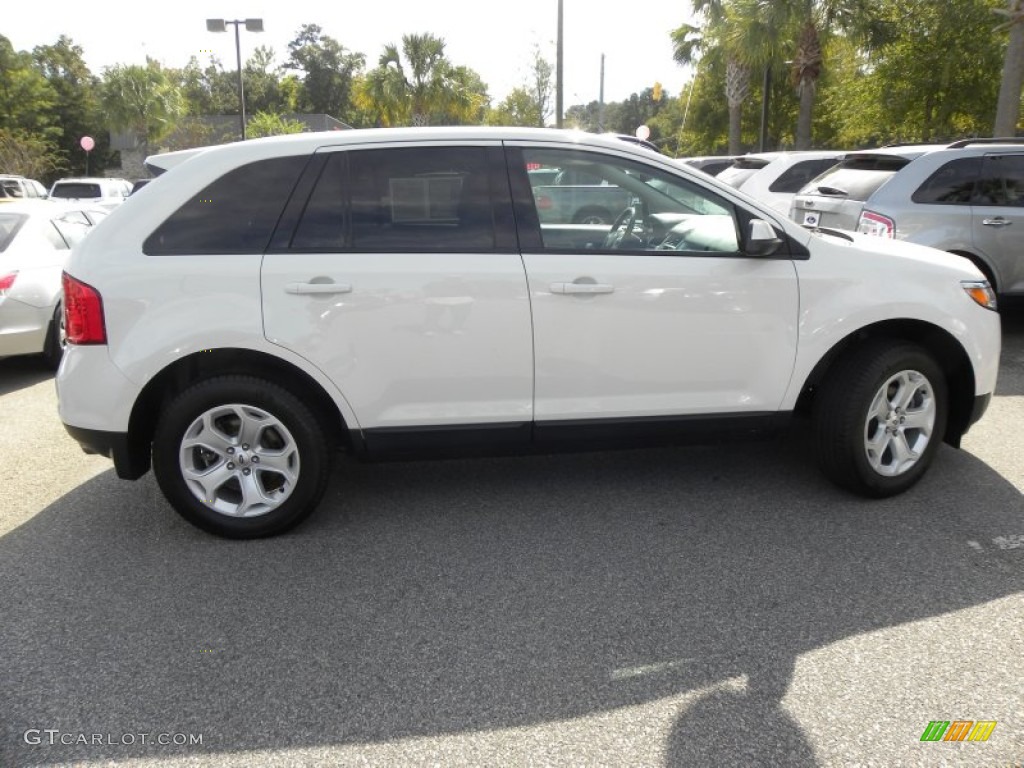 2012 Edge SEL - White Platinum Metallic Tri-Coat / Medium Light Stone photo #13