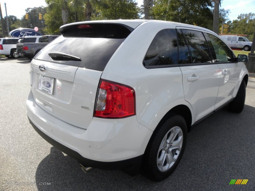 2012 Edge SEL - White Platinum Metallic Tri-Coat / Medium Light Stone photo #14