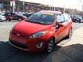 2012 Race Red Ford Fiesta SES Hatchback  photo #4