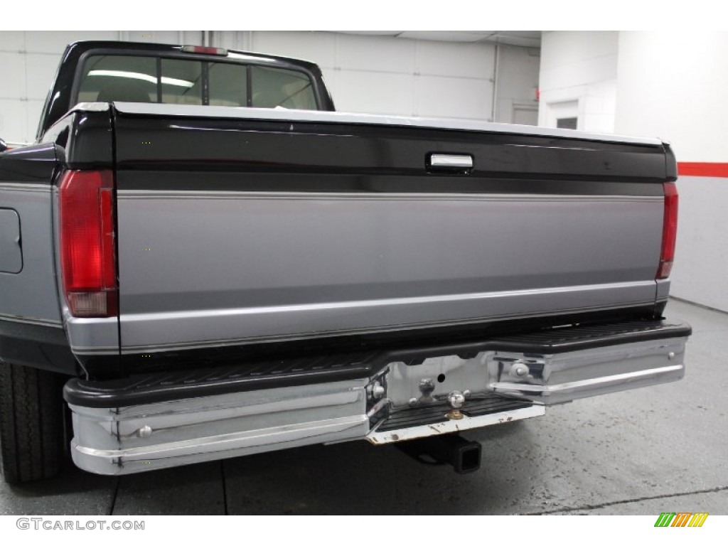 1997 F350 XLT Crew Cab Dually - Black / Opal Grey photo #18