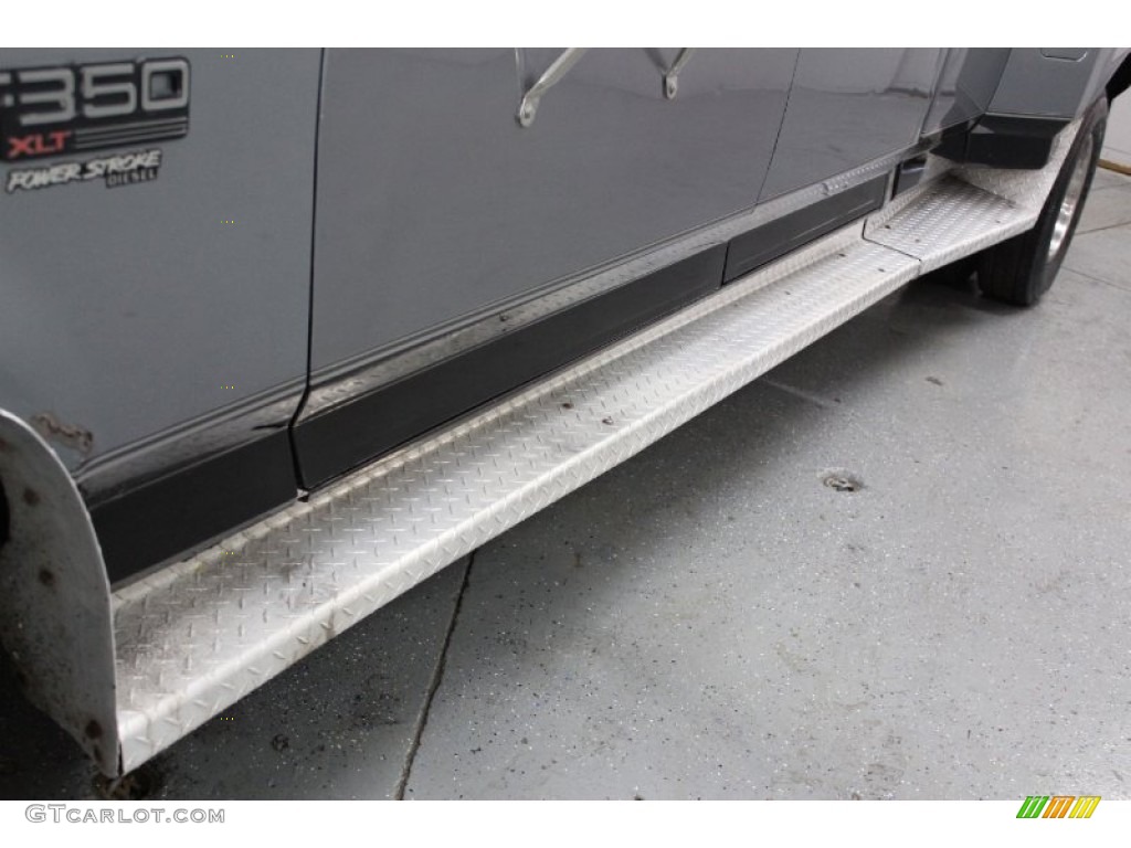 1997 F350 XLT Crew Cab Dually - Black / Opal Grey photo #37