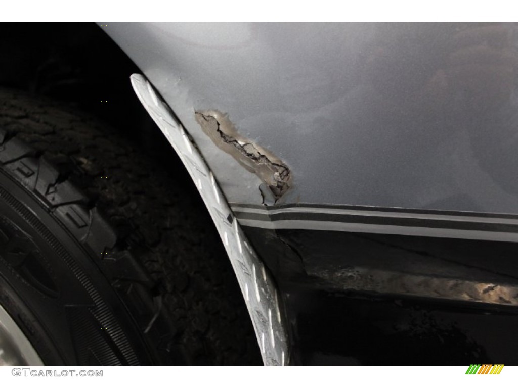 1997 F350 XLT Crew Cab Dually - Black / Opal Grey photo #38