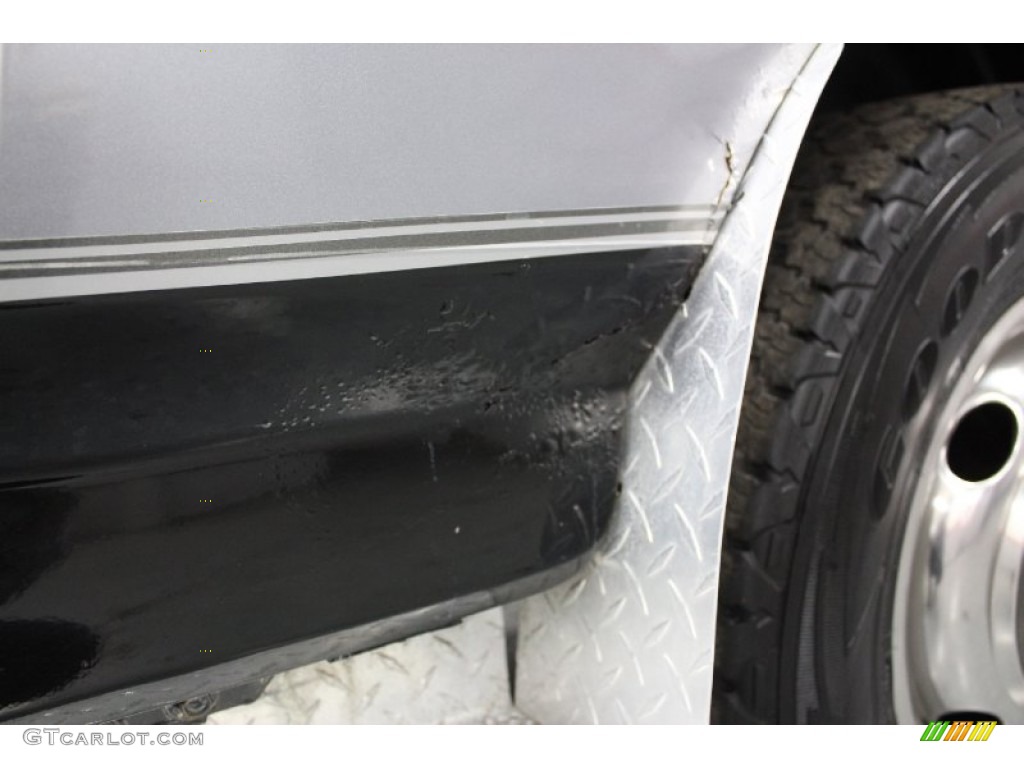 1997 F350 XLT Crew Cab Dually - Black / Opal Grey photo #43