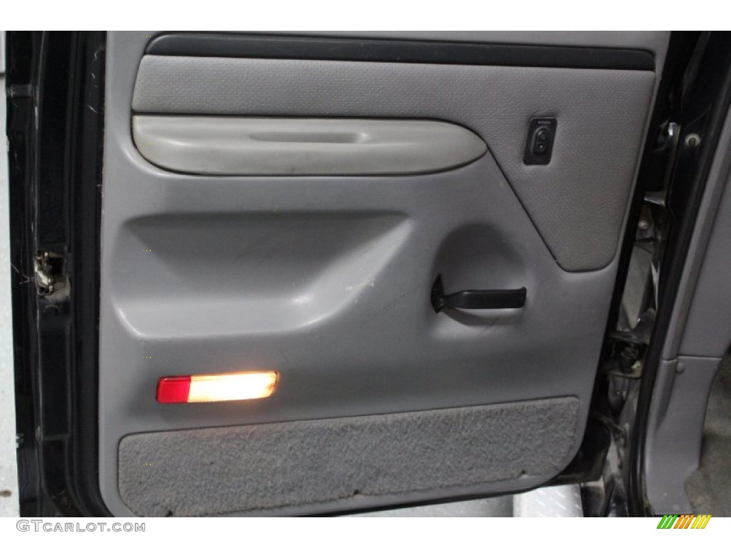 1997 F350 XLT Crew Cab Dually - Black / Opal Grey photo #58