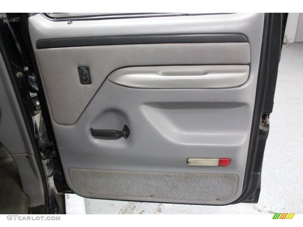1997 F350 XLT Crew Cab Dually - Black / Opal Grey photo #62