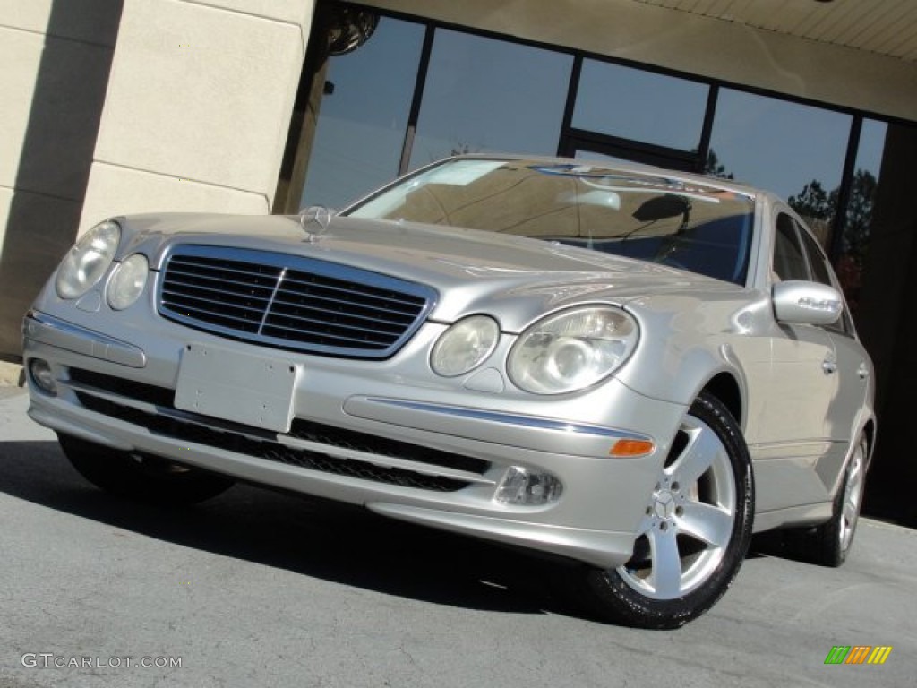 2004 E 500 Sedan - Pewter Silver Metallic / Charcoal photo #1