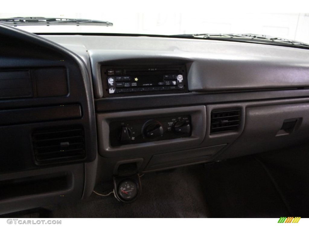 1997 F350 XLT Crew Cab Dually - Black / Opal Grey photo #75