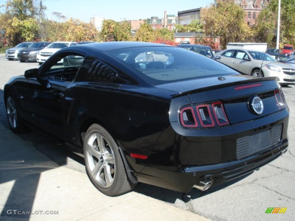 2013 Mustang GT Premium Coupe - Black / Charcoal Black photo #6