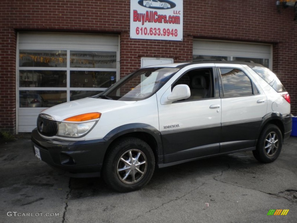 2002 Rendezvous CXL AWD - Bright White / Dark Gray photo #1