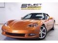 2009 Atomic Orange Metallic Chevrolet Corvette Coupe #72551284