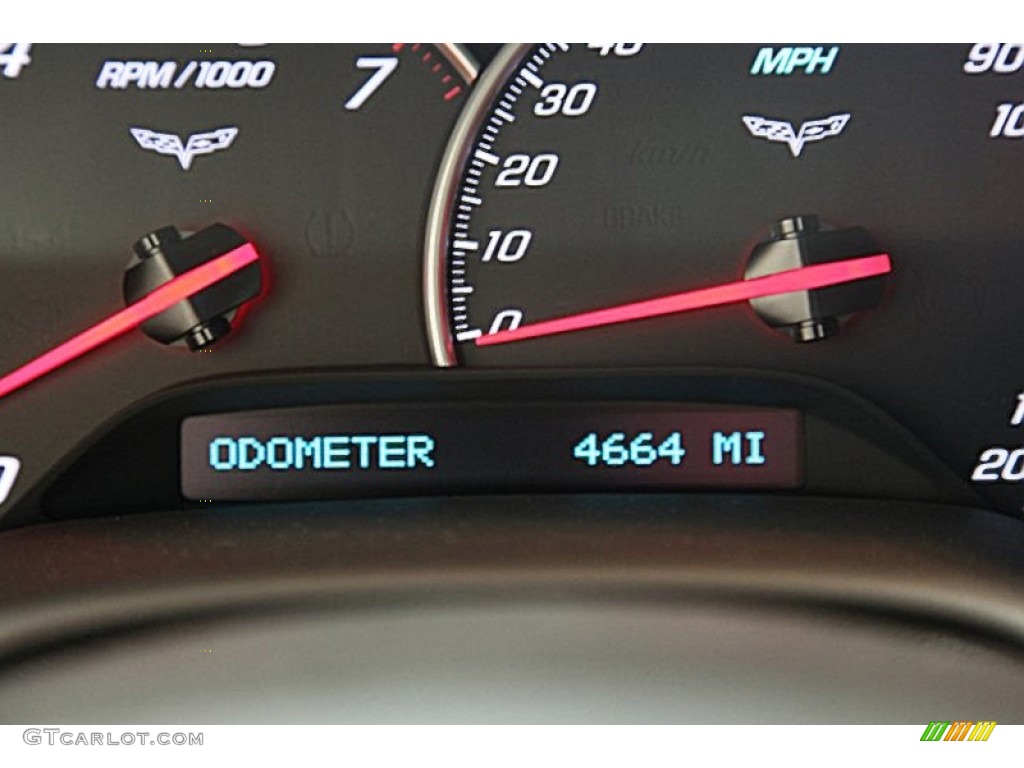 2009 Corvette Coupe - Atomic Orange Metallic / Ebony photo #14