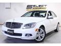 2010 Arctic White Mercedes-Benz C 300 Luxury 4Matic  photo #1