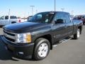 2009 Black Granite Metallic Chevrolet Silverado 1500 LTZ Extended Cab 4x4  photo #1