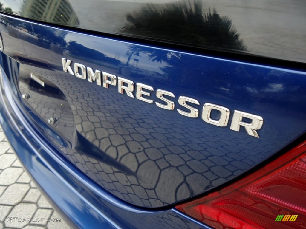 2002 C 230 Kompressor Coupe - Orion Blue Metallic / Oyster photo #8