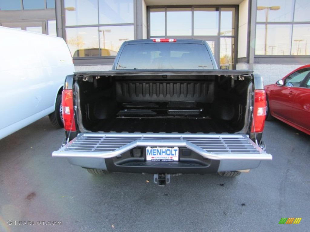 2009 Silverado 1500 LTZ Extended Cab 4x4 - Black Granite Metallic / Light Titanium photo #9