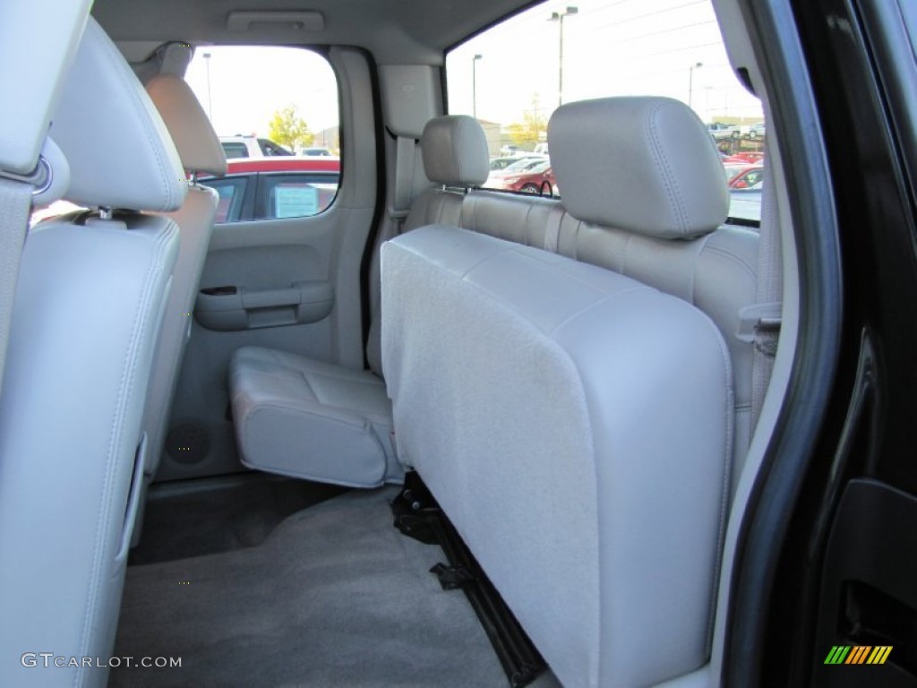2009 Silverado 1500 LTZ Extended Cab 4x4 - Black Granite Metallic / Light Titanium photo #10