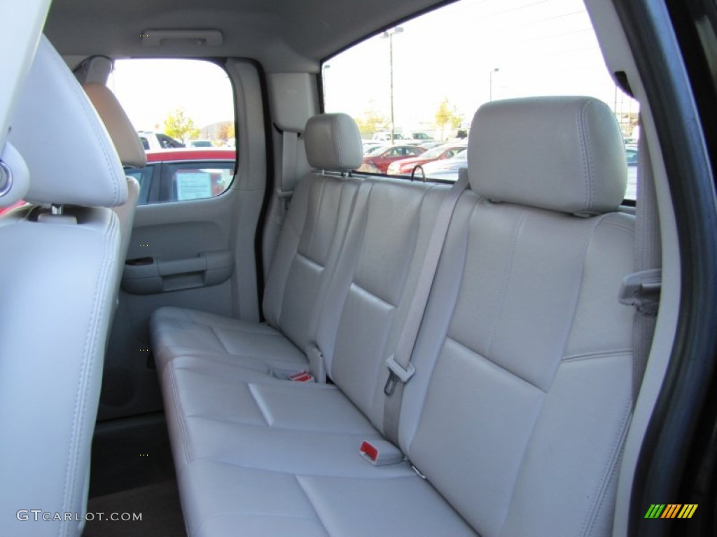 2009 Silverado 1500 LTZ Extended Cab 4x4 - Black Granite Metallic / Light Titanium photo #11