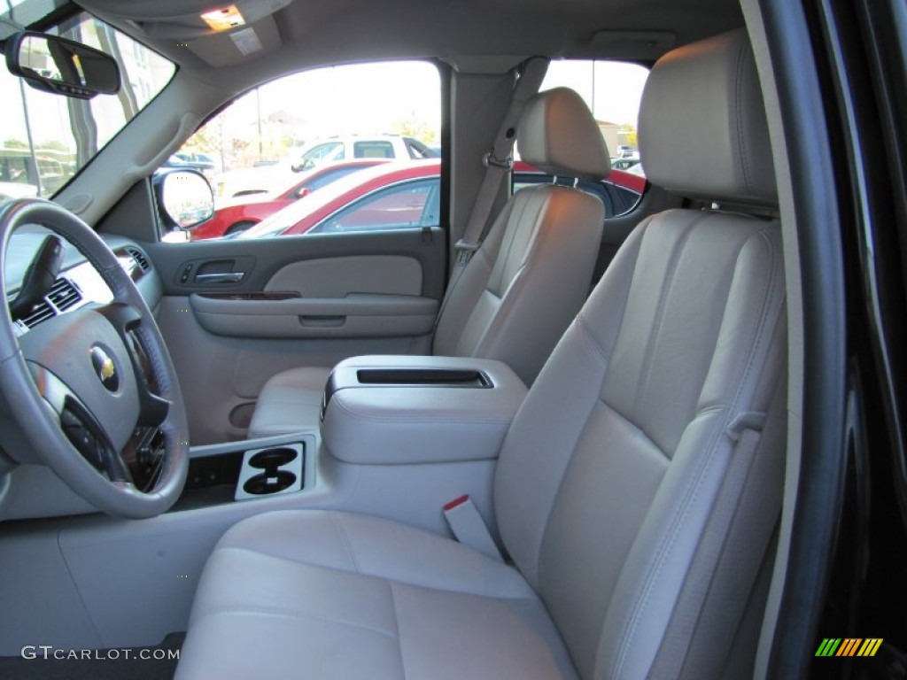 2009 Silverado 1500 LTZ Extended Cab 4x4 - Black Granite Metallic / Light Titanium photo #14