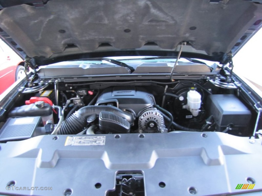 2009 Silverado 1500 LTZ Extended Cab 4x4 - Black Granite Metallic / Light Titanium photo #25