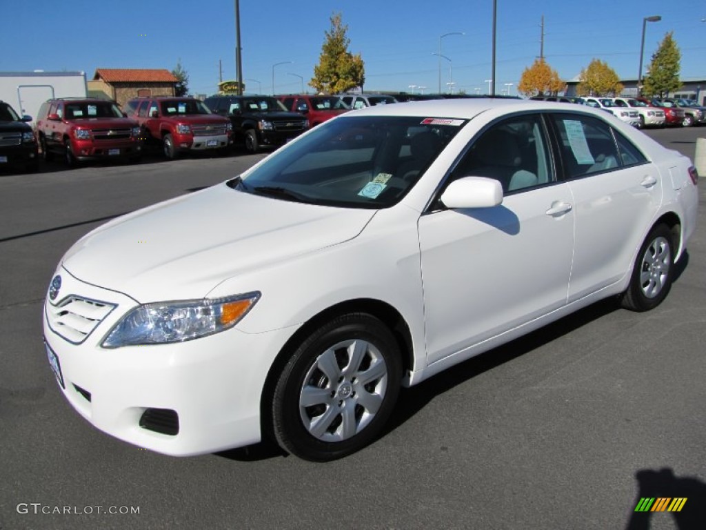 Super White Toyota Camry