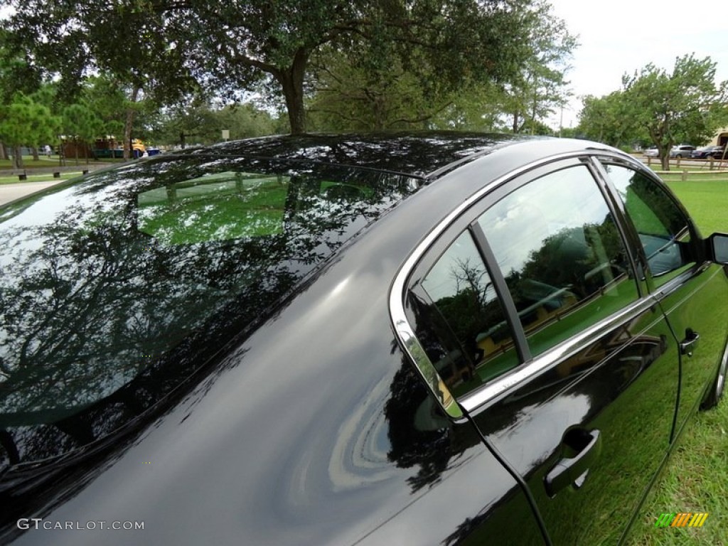 2009 Altima 2.5 SL - Super Black / Charcoal photo #8