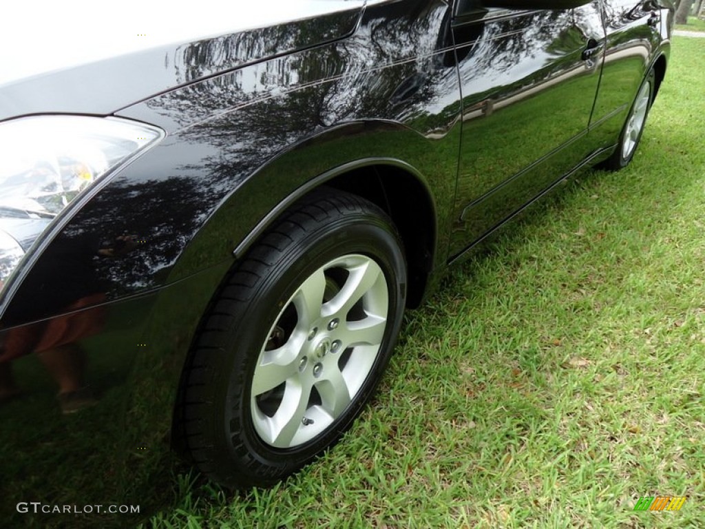 2009 Altima 2.5 SL - Super Black / Charcoal photo #12