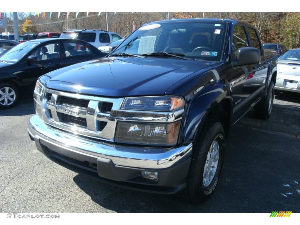 2008 i-Series Truck i-370 LS Crew Cab 4x4 - Bering Blue Metallic / Ebony photo #1