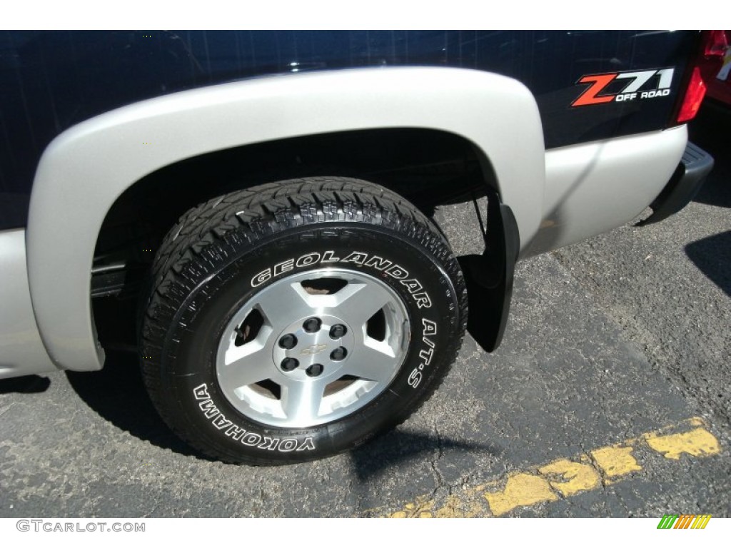 2005 Silverado 1500 Z71 Extended Cab 4x4 - Dark Blue Metallic / Dark Charcoal photo #12