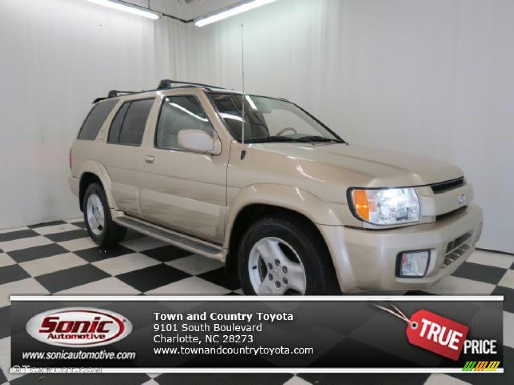 2001 QX4  - Tuscan Beige Metallic / Stone Beige photo #1