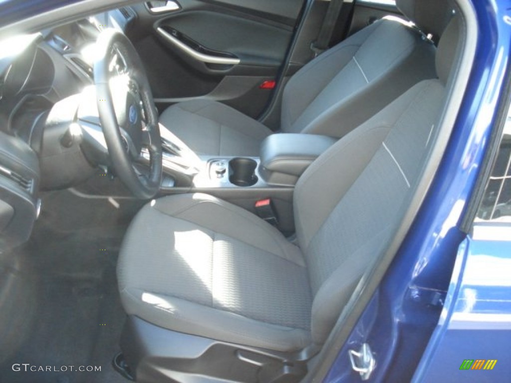2012 Focus SEL Sedan - Sonic Blue Metallic / Charcoal Black photo #11