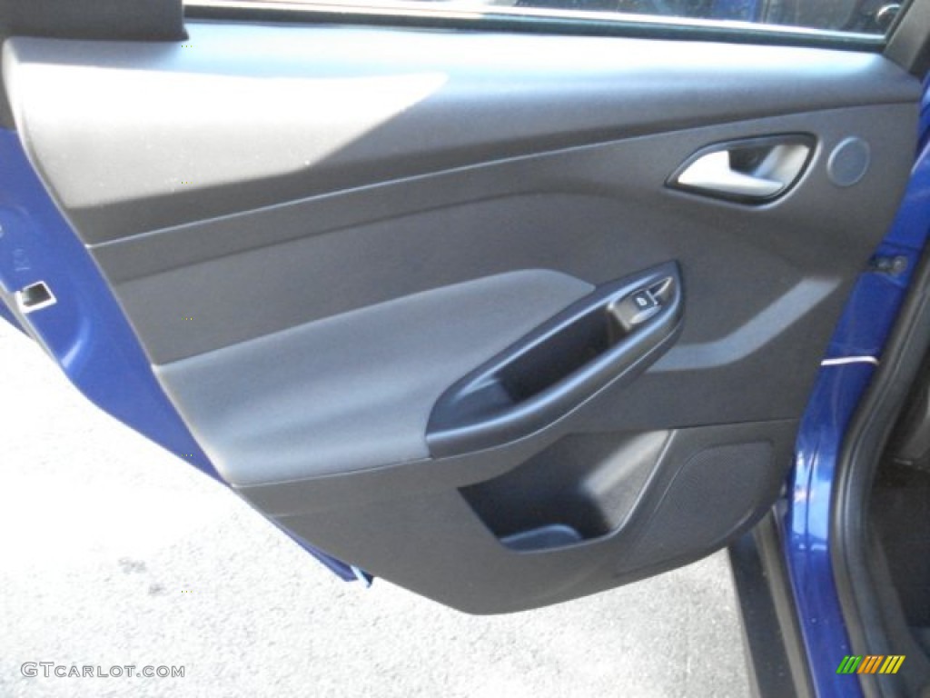 2012 Focus SEL Sedan - Sonic Blue Metallic / Charcoal Black photo #14