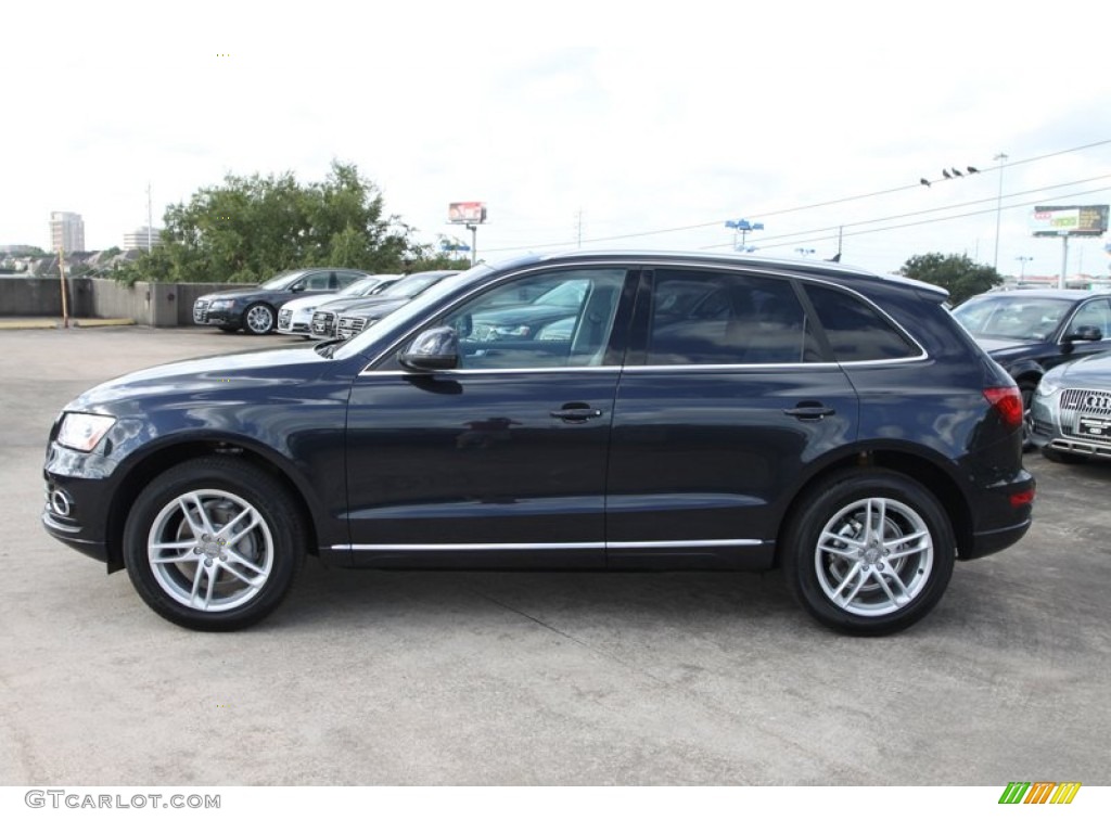 2013 Q5 2.0 TFSI quattro - Moonlight Blue Metallic / Steel Grey photo #5