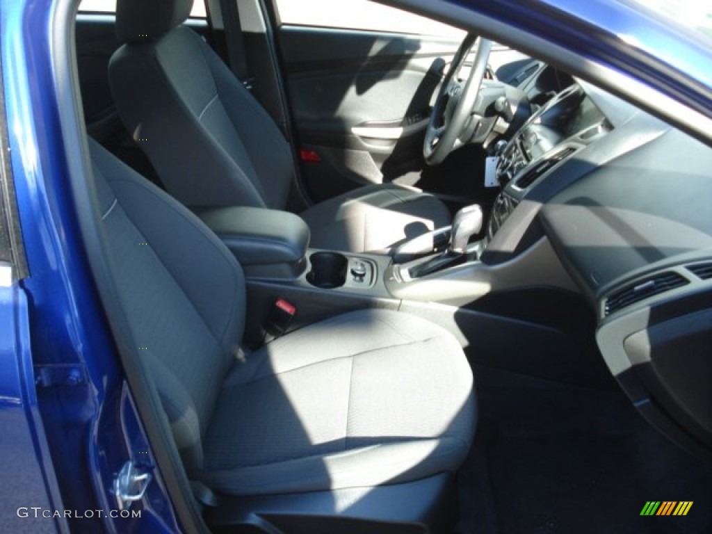 2012 Focus SEL Sedan - Sonic Blue Metallic / Charcoal Black photo #16