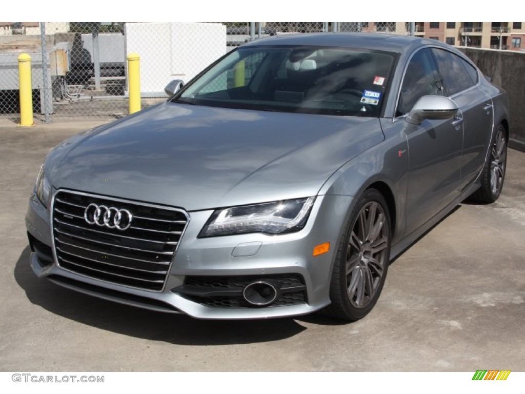 Daytona Gray Pearl Effect 2012 Audi A7 3.0T quattro Premium Exterior Photo #72589878