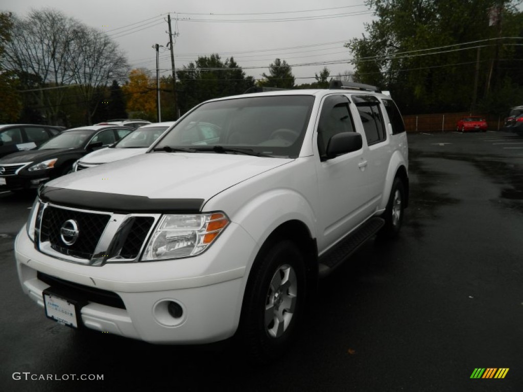 2010 Armada Platinum 4WD - Blizzard White / Almond photo #1