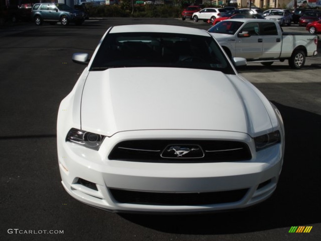2013 Mustang V6 Premium Coupe - Performance White / Charcoal Black photo #3