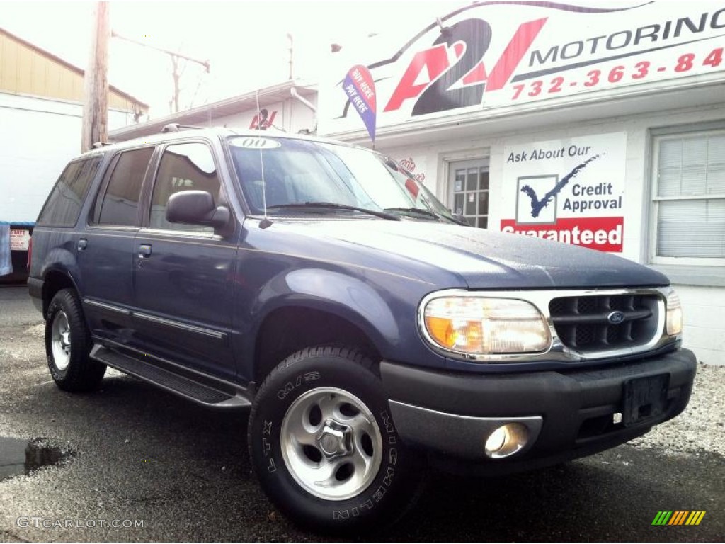 Medium Wedgewood Blue Metallic Ford Explorer