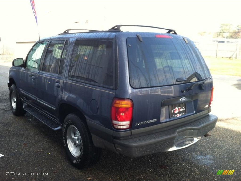 2000 Explorer XLT 4x4 - Medium Wedgewood Blue Metallic / Medium Prairie Tan photo #4