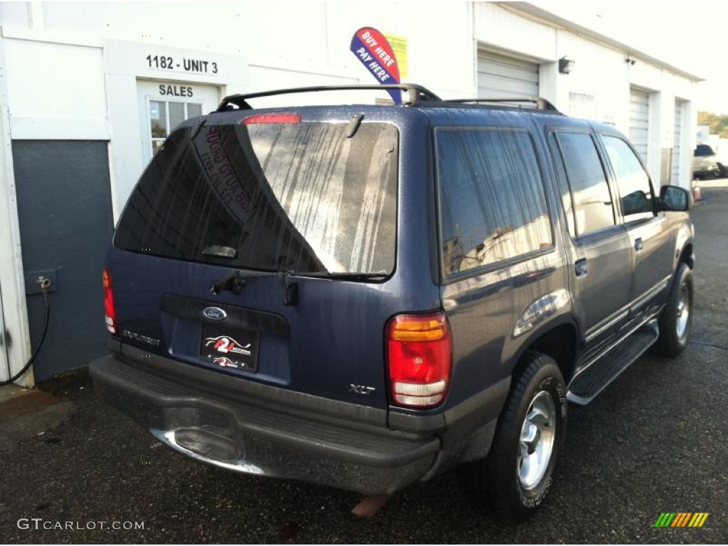 2000 Explorer XLT 4x4 - Medium Wedgewood Blue Metallic / Medium Prairie Tan photo #6