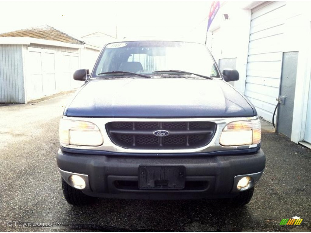 2000 Explorer XLT 4x4 - Medium Wedgewood Blue Metallic / Medium Prairie Tan photo #7