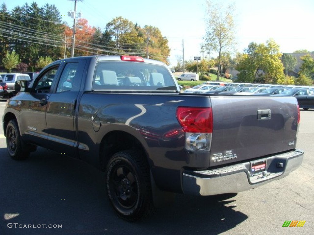 2008 Tundra Double Cab 4x4 - Slate Gray Metallic / Graphite Gray photo #6