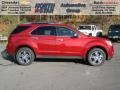 2013 Crystal Red Tintcoat Chevrolet Equinox LT AWD  photo #1
