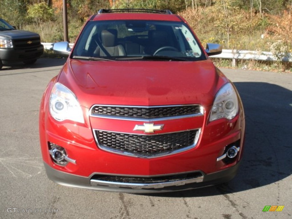 2013 Equinox LT AWD - Crystal Red Tintcoat / Jet Black photo #3