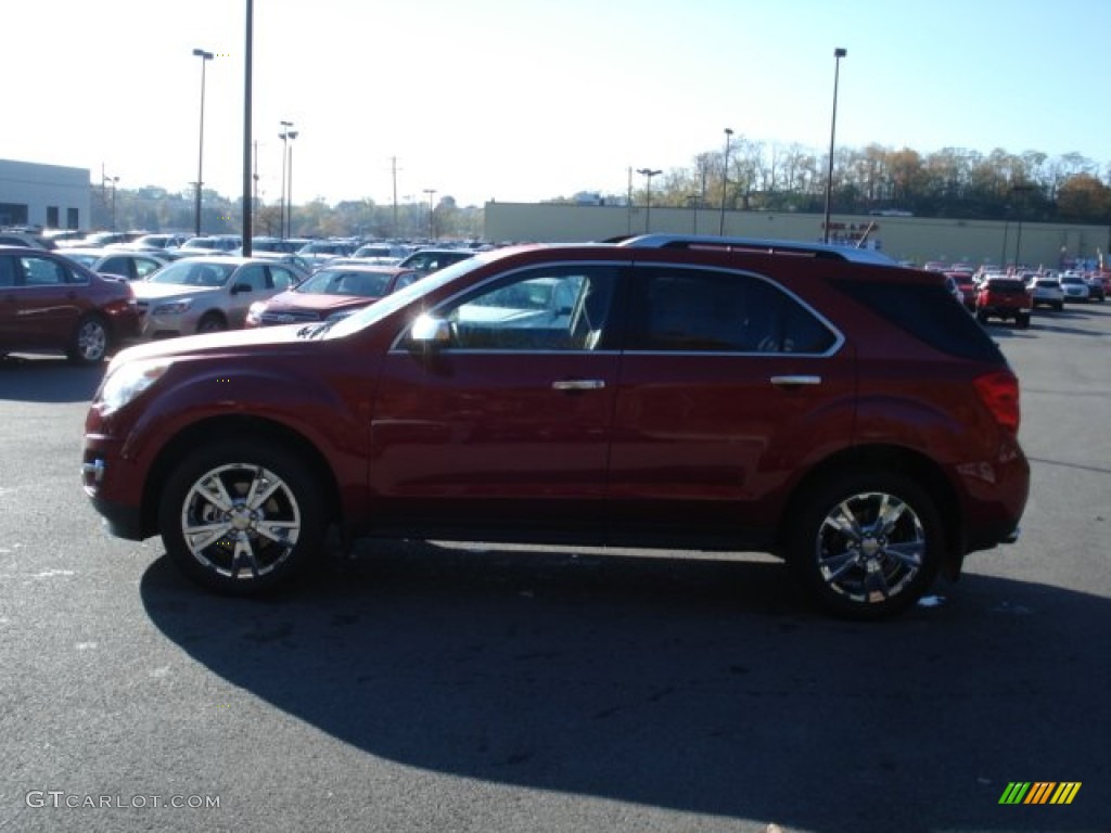2013 Equinox LT AWD - Crystal Red Tintcoat / Jet Black photo #5