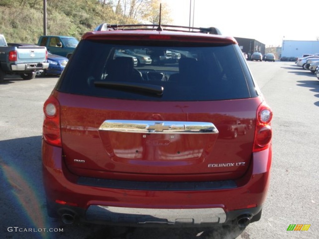 2013 Equinox LT AWD - Crystal Red Tintcoat / Jet Black photo #7