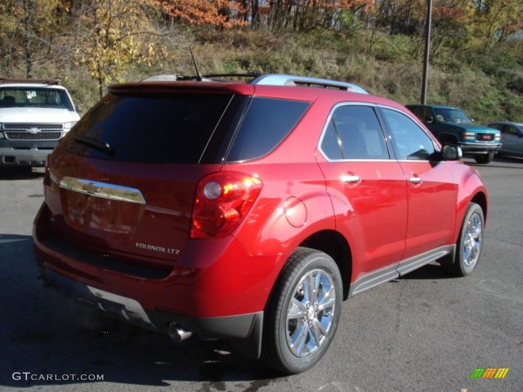 2013 Equinox LT AWD - Crystal Red Tintcoat / Jet Black photo #8