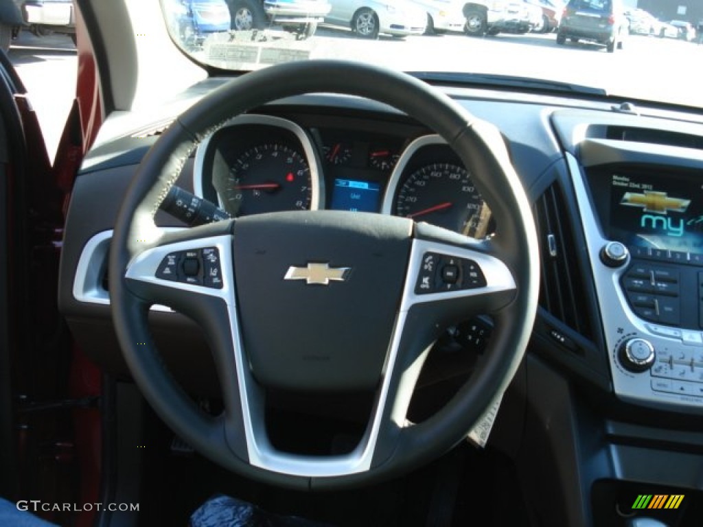 2013 Equinox LT AWD - Crystal Red Tintcoat / Jet Black photo #18