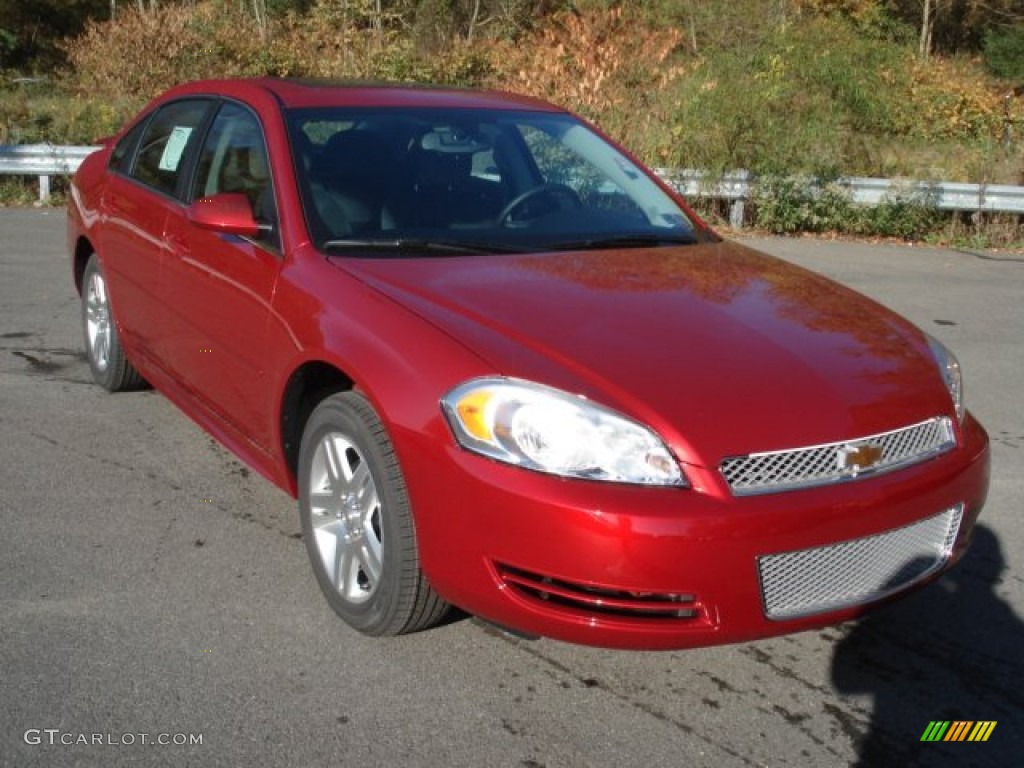 2013 Impala LT - Crystal Red Tintcoat / Ebony photo #2